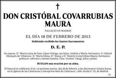 Cristóbal Covarrubias Maura